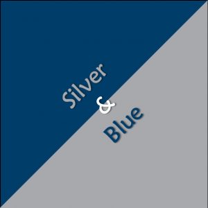 Classic Silver And Blue