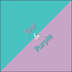 Teal And Purple